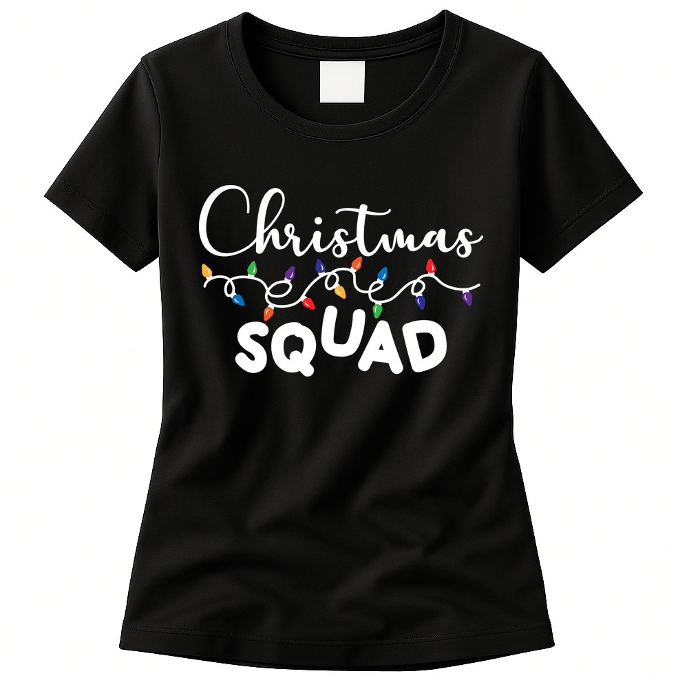 Christmas Squad Festive Cute Gift Womens T-Shirt