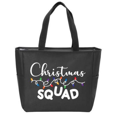 Christmas Squad Festive Cute Gift Zip Tote Bag