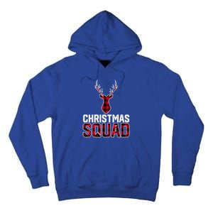 Christmas Squad Family Group Plaid Christmas Cute Gift Tall Hoodie