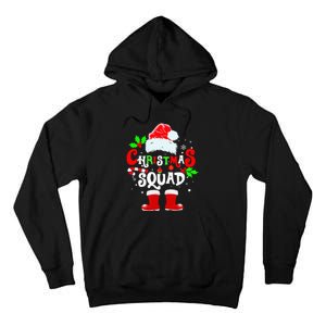 Christmas Squad Family Group Matching Santa Hat Xmas Tall Hoodie