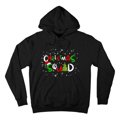 Christmas Squad Family Group Matching Shirts Funny Santa Elf Hoodie