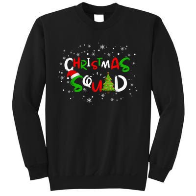 Christmas Squad Family Group Matching Shirts Funny Santa Elf Sweatshirt