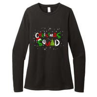 Christmas Squad Family Group Matching Shirts Funny Santa Elf Womens CVC Long Sleeve Shirt