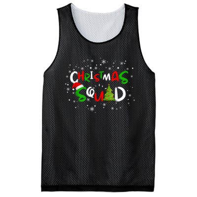 Christmas Squad Family Group Matching Shirts Funny Santa Elf Mesh Reversible Basketball Jersey Tank