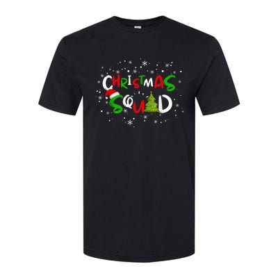 Christmas Squad Family Group Matching Shirts Funny Santa Elf Softstyle CVC T-Shirt