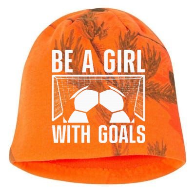 Cool Soccer Football Soccer Lovers Sayings Kati - Camo Knit Beanie