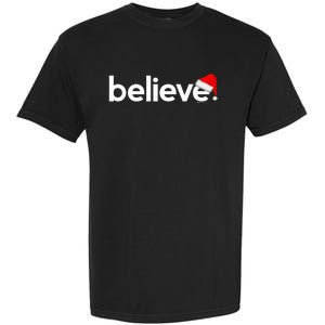 Christmas S For Women Believe Xmas Idea Garment-Dyed Heavyweight T-Shirt