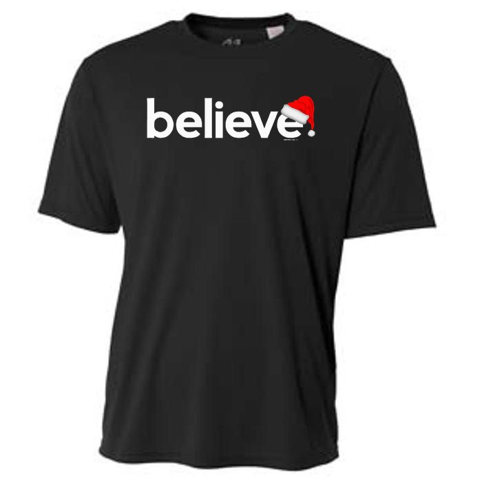 Christmas S For Women Believe Xmas Idea Cooling Performance Crew T-Shirt