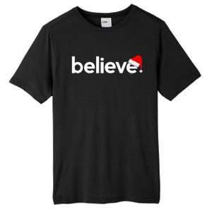 Christmas S For Women Believe Xmas Idea Tall Fusion ChromaSoft Performance T-Shirt