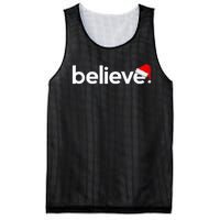 Christmas S For Women Believe Xmas Idea Mesh Reversible Basketball Jersey Tank