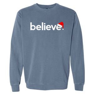 Christmas S For Women Believe Xmas Idea Garment-Dyed Sweatshirt