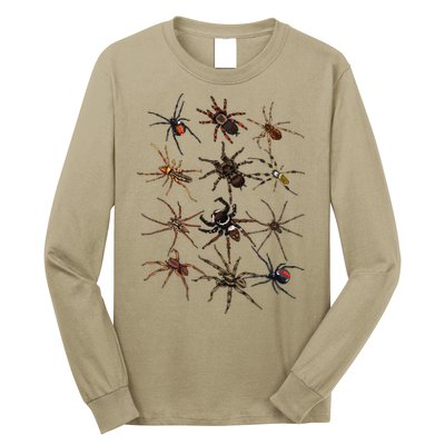 Cool Spider For Women Arachnid Spooky Scary Halloween Long Sleeve Shirt