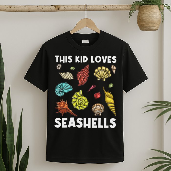Cute Seashell For Seashell Collector Collecting T-Shirt