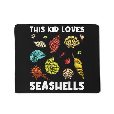 Cute Seashell For Seashell Collector Collecting Mousepad