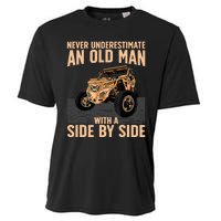 Cool SXS For Grandpa Dad Offroad UTV ATV SideBySide Cooling Performance Crew T-Shirt