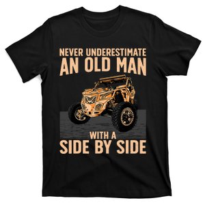 Cool SXS For Grandpa Dad Offroad UTV ATV SideBySide T-Shirt