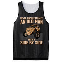 Cool SXS For Grandpa Dad Offroad UTV ATV SideBySide Mesh Reversible Basketball Jersey Tank