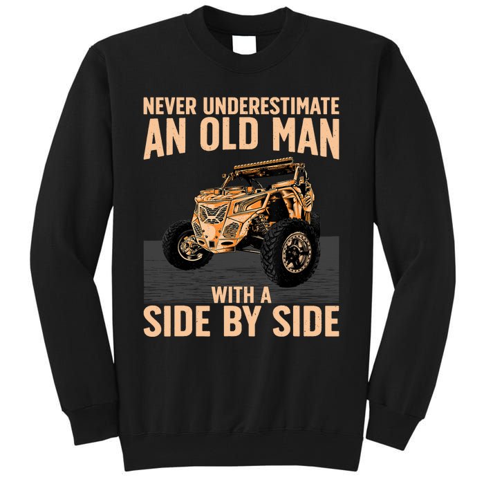 Cool SXS For Grandpa Dad Offroad UTV ATV SideBySide Tall Sweatshirt