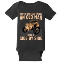 Cool SXS For Grandpa Dad Offroad UTV ATV SideBySide Baby Bodysuit