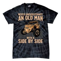 Cool SXS For Grandpa Dad Offroad UTV ATV SideBySide Tie-Dye T-Shirt