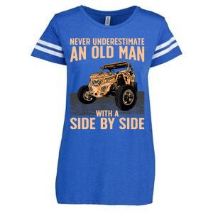 Cool SXS For Grandpa Dad Offroad UTV ATV SideBySide Enza Ladies Jersey Football T-Shirt