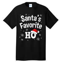 Christmas Santa's Favorite Ho Shirt, Adult Naughty Pajama Tall T-Shirt