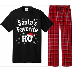 Christmas Santa's Favorite Ho Shirt, Adult Naughty Pajama Pajama Set