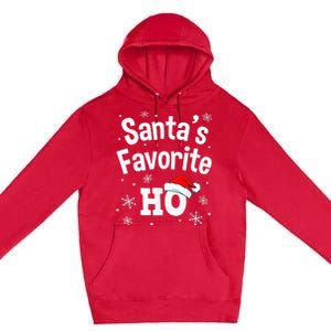 Christmas Santa's Favorite Ho Shirt, Adult Naughty Pajama Premium Pullover Hoodie