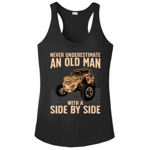 Cool SXS For Grandpa Dad Offroad UTV ATV SideBySide Ladies PosiCharge Competitor Racerback Tank