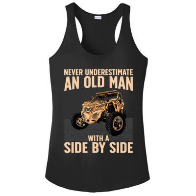 Cool SXS For Grandpa Dad Offroad UTV ATV SideBySide Ladies PosiCharge Competitor Racerback Tank
