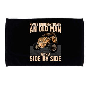 Cool SXS For Grandpa Dad Offroad UTV ATV SideBySide Microfiber Hand Towel