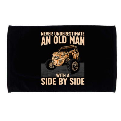 Cool SXS For Grandpa Dad Offroad UTV ATV SideBySide Microfiber Hand Towel