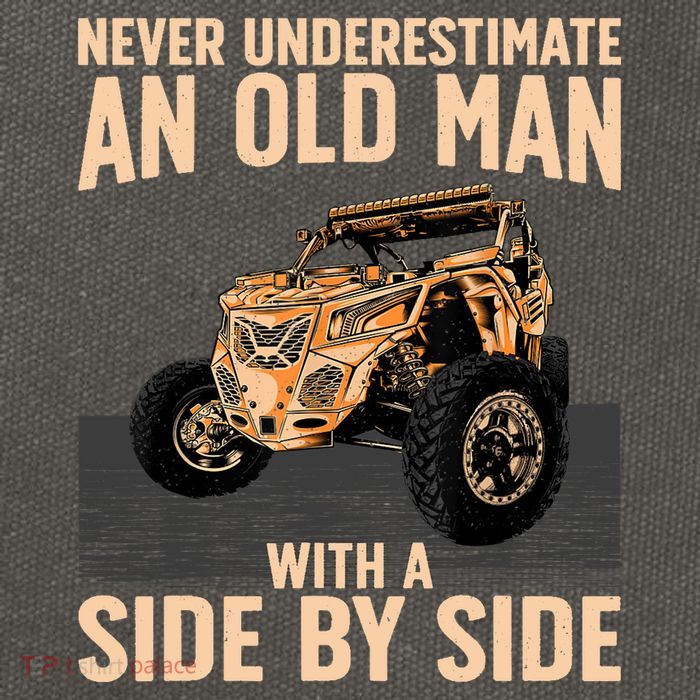 Cool SXS For Grandpa Dad Offroad UTV ATV SideBySide Cotton Canvas Backpack