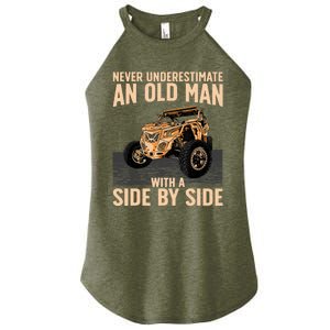 Cool SXS For Grandpa Dad Offroad UTV ATV SideBySide Women's Perfect Tri Rocker Tank