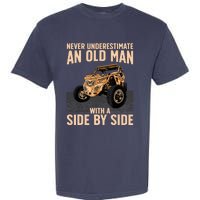 Cool SXS For Grandpa Dad Offroad UTV ATV SideBySide Garment-Dyed Heavyweight T-Shirt