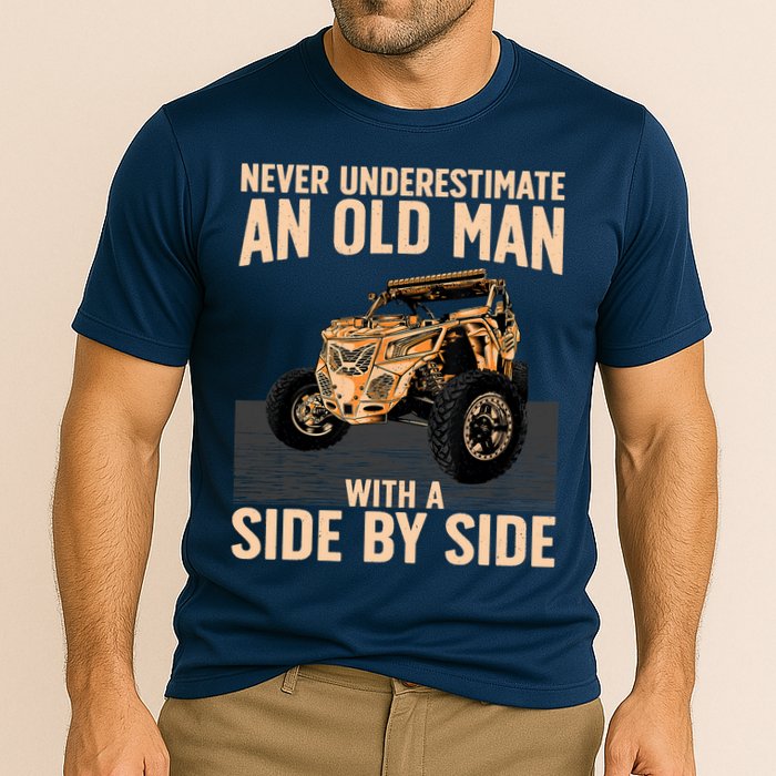 Cool SXS For Grandpa Dad Offroad UTV ATV SideBySide Performance Shirt