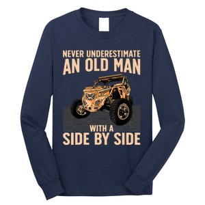 Cool SXS For Grandpa Dad Offroad UTV ATV SideBySide Long Sleeve Shirt