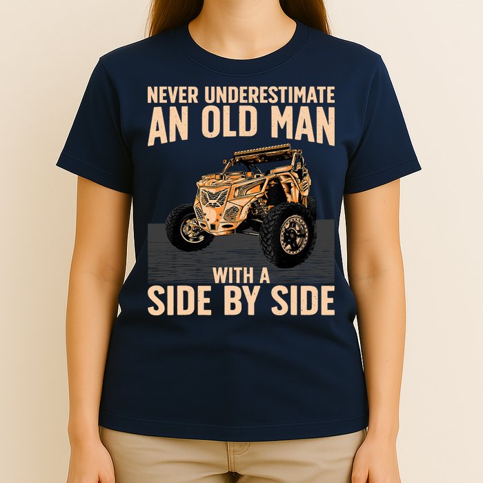 Cool SXS For Grandpa Dad Offroad UTV ATV SideBySide T-Shirt