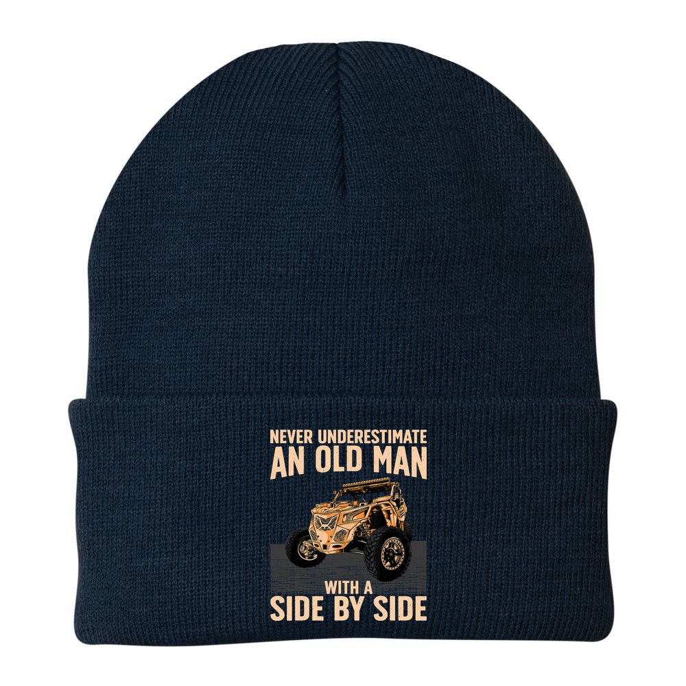Cool SXS For Grandpa Dad Offroad UTV ATV SideBySide Beanie