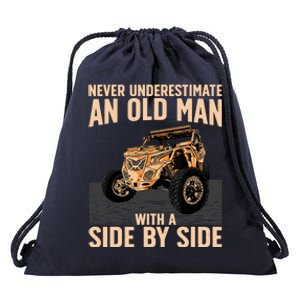 Cool SXS For Grandpa Dad Offroad UTV ATV SideBySide Drawstring Bag