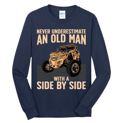 Cool SXS For Grandpa Dad Offroad UTV ATV SideBySide Tall Long Sleeve T-Shirt