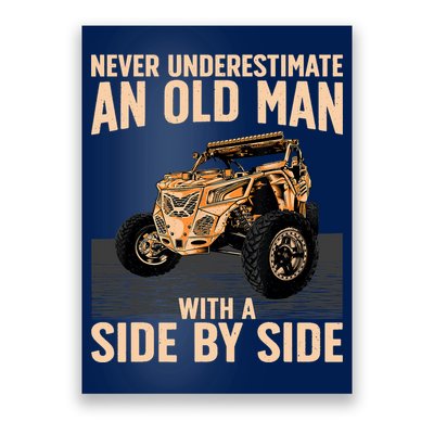 Cool SXS For Grandpa Dad Offroad UTV ATV SideBySide Poster