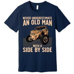 Cool SXS For Grandpa Dad Offroad UTV ATV SideBySide Premium T-Shirt