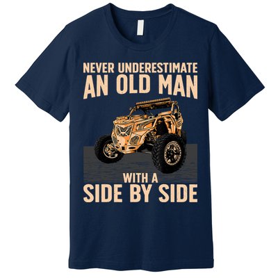 Cool SXS For Grandpa Dad Offroad UTV ATV SideBySide Premium T-Shirt