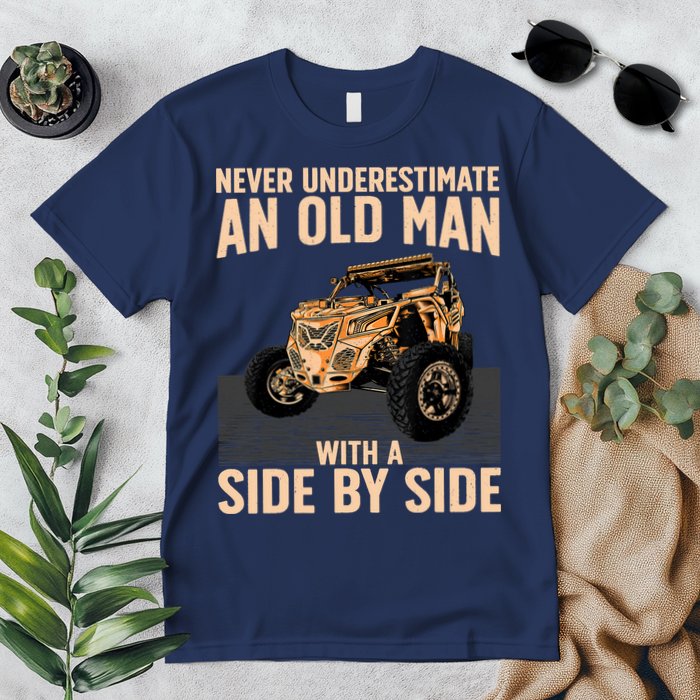 Cool SXS For Grandpa Dad Offroad UTV ATV SideBySide Premium T-Shirt