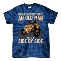 Cool SXS For Grandpa Dad Offroad UTV ATV SideBySide Tie-Dye T-Shirt