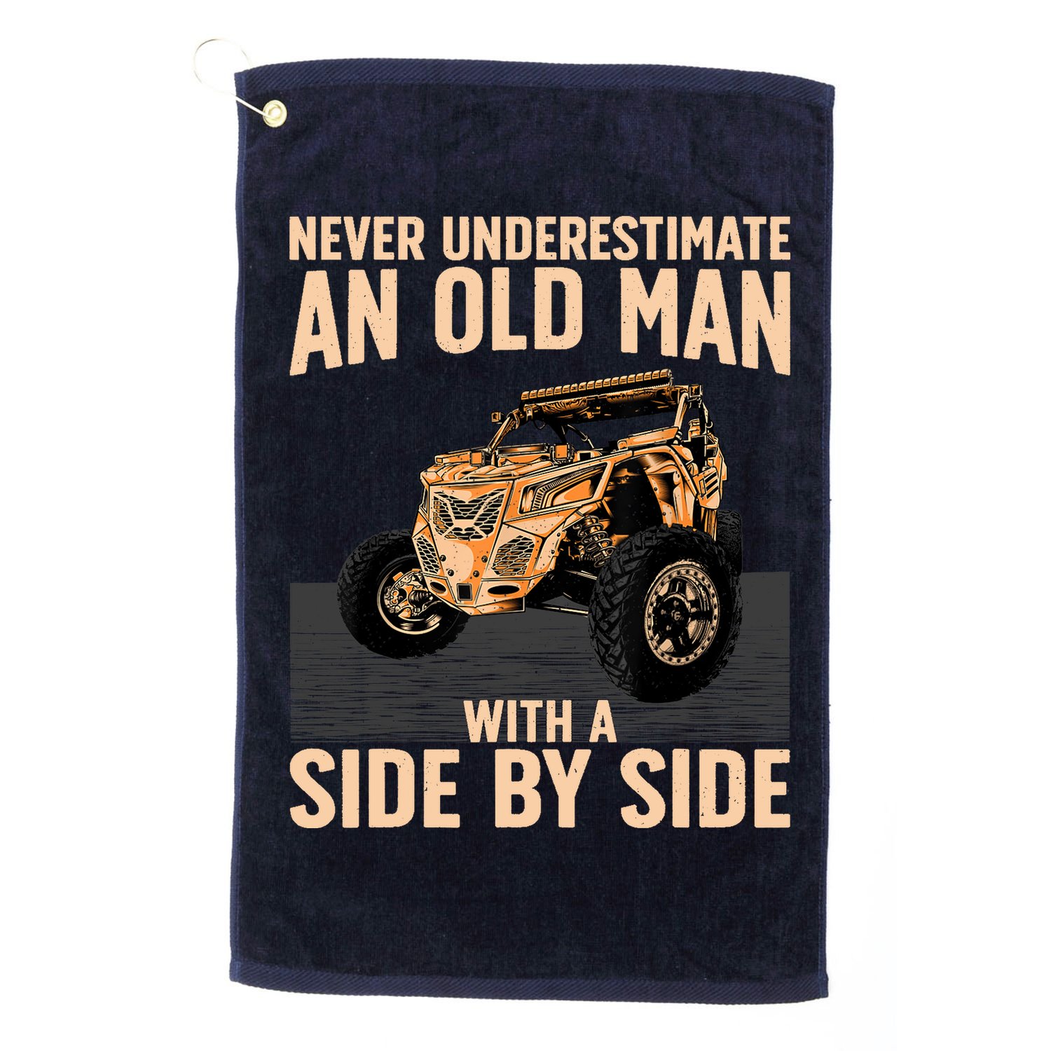 Cool SXS For Grandpa Dad Offroad UTV ATV SideBySide Golf Towel