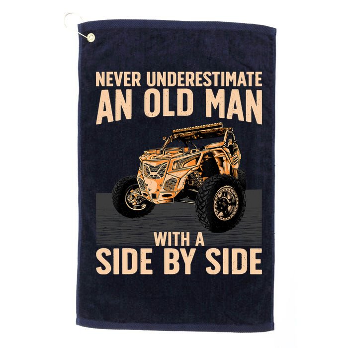 Cool SXS For Grandpa Dad Offroad UTV ATV SideBySide Golf Towel