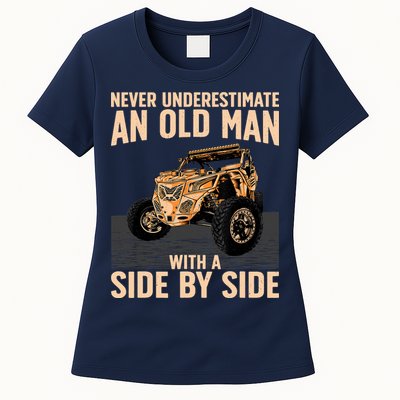Cool SXS For Grandpa Dad Offroad UTV ATV SideBySide Womens T-Shirt