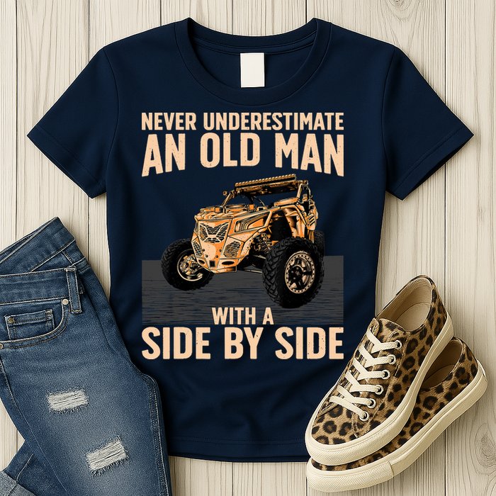 Cool SXS For Grandpa Dad Offroad UTV ATV SideBySide Womens T-Shirt